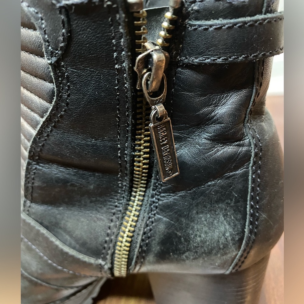 Harley-Davidson® Women's Canell 5.5-Inch Black Leather Boots. - Picture 6 of 8